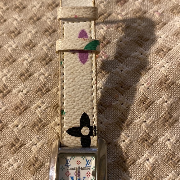 Louie Vuitton vintage murakami color patches ladies watch circa 2003-2004? - Picture 7 of 8